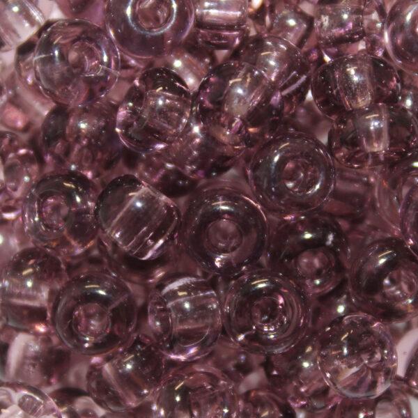 2/0 Czech Seed Bead, Transparent Light Amethyst