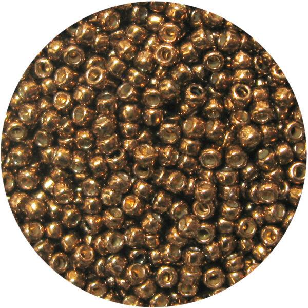 Japanese Seed Bead, PermaFinish Metallic Antique Bronze