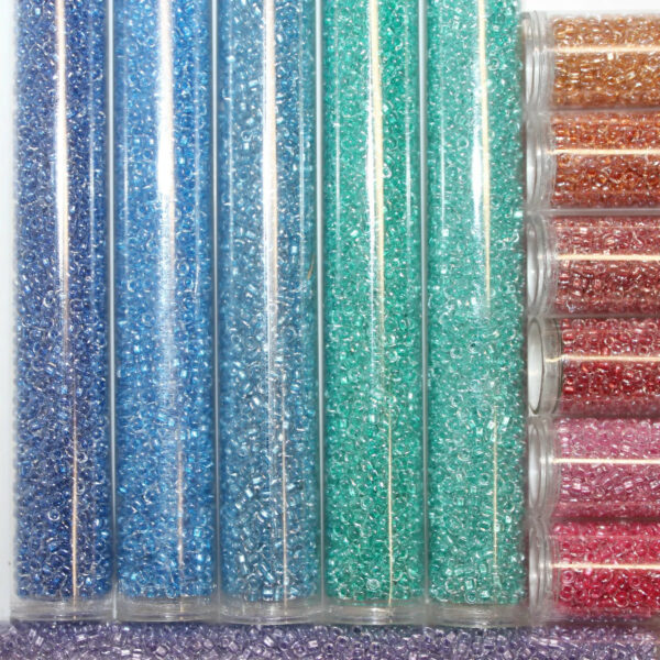 11/0 Japanese Shimmer Lined Seed Bead Variety Pack