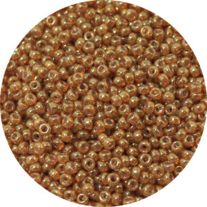 Tan Gold Luster Translusent Japanese Seed Beads