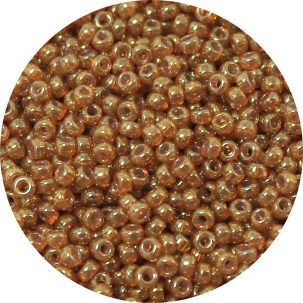 Tan Gold Luster Translusent Japanese Seed Beads