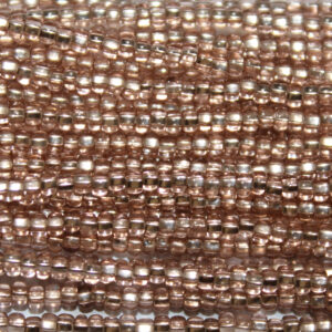 11/0 Czech Seed Bead Silver Lined Burnt Umber Tint