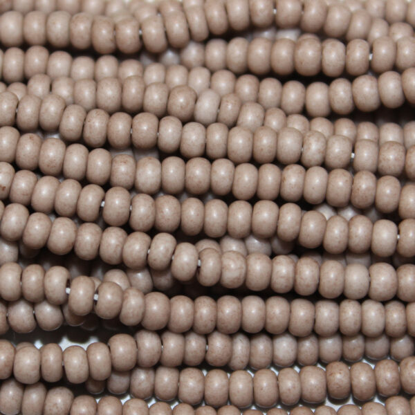 11/0 Czech Seed Bead Frosted Opaque Concrete Tint