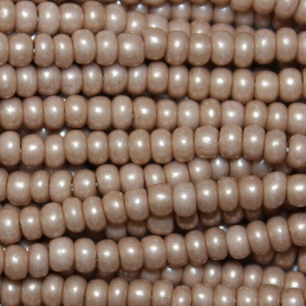 6/0 Czech Seed Bead Hazelnut Lamella Supra Pearl