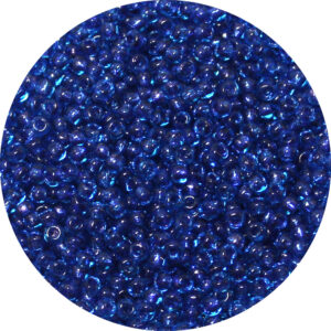 11/0 Matsuno M.G.B. Japanese Seed Bead Aqua Shimmer Lined Purple