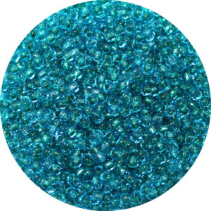 11/0 Matsuno M.G.B. Japanese Seed Bead Emerald Shimmer Lined Green