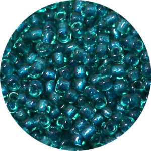 6/0 Matsuno M.G.B. Japanese Seed Bead Emerald Shimmer Lined Teal